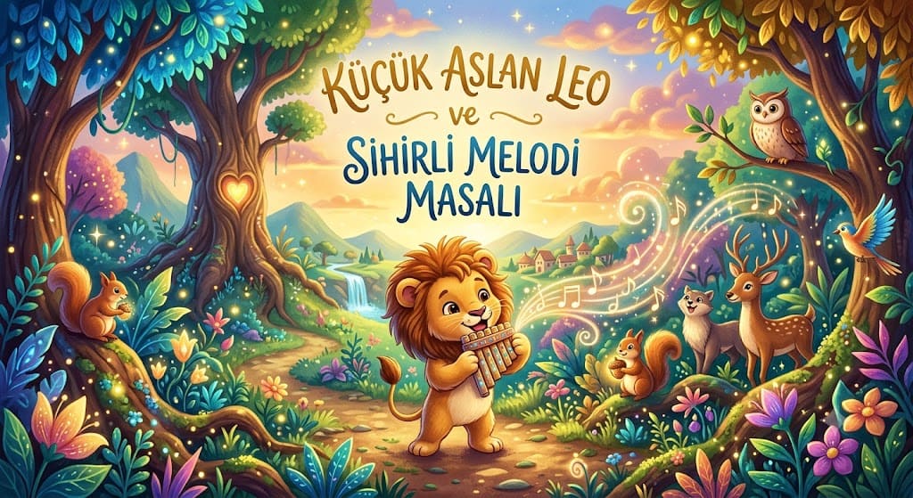 Küçük Aslan Leo ve Sihirli Melodi Masalı