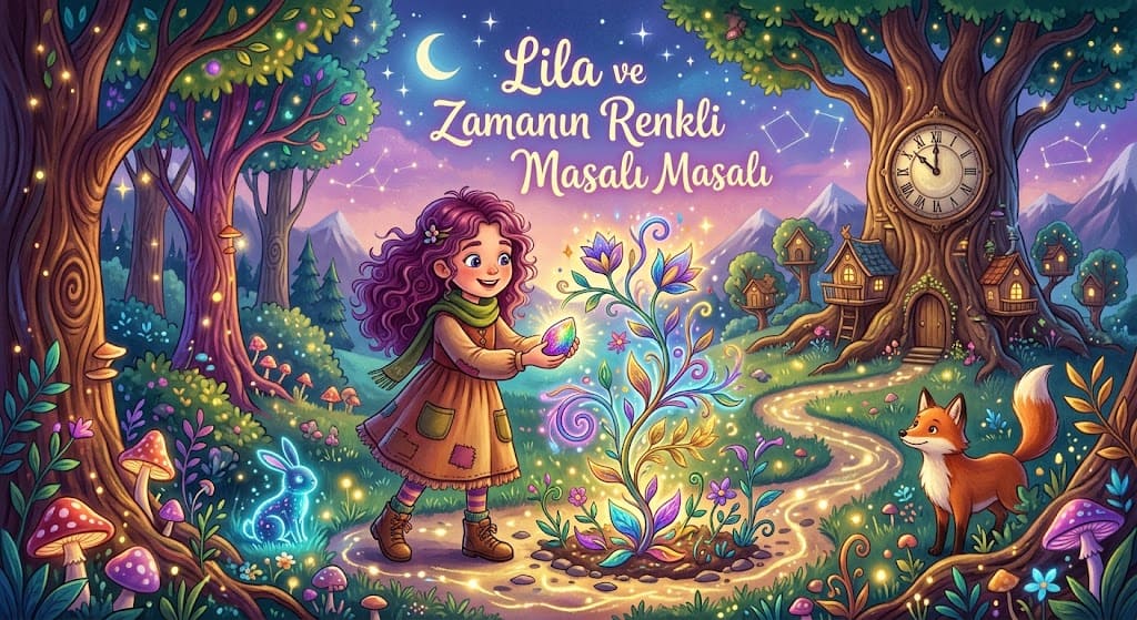 Lila ve Zamanın Renkli Tohumu Masalı