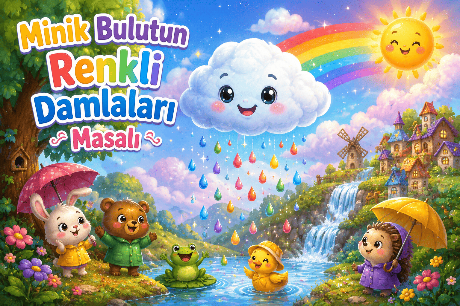 Minik Bulutun Renkli Damlaları Minik Bulutun Renkli Damlaları