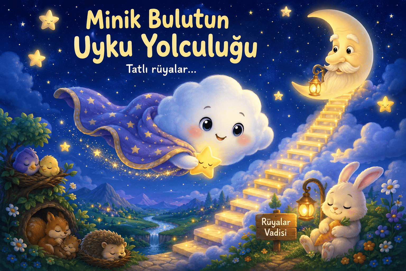 Minik Bulutun Uyku Yolculuğu Minik Bulutun Uyku Yolculuğu