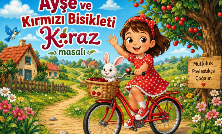 Ayşe ve Kırmızı Bisikleti Kiraz Masalı