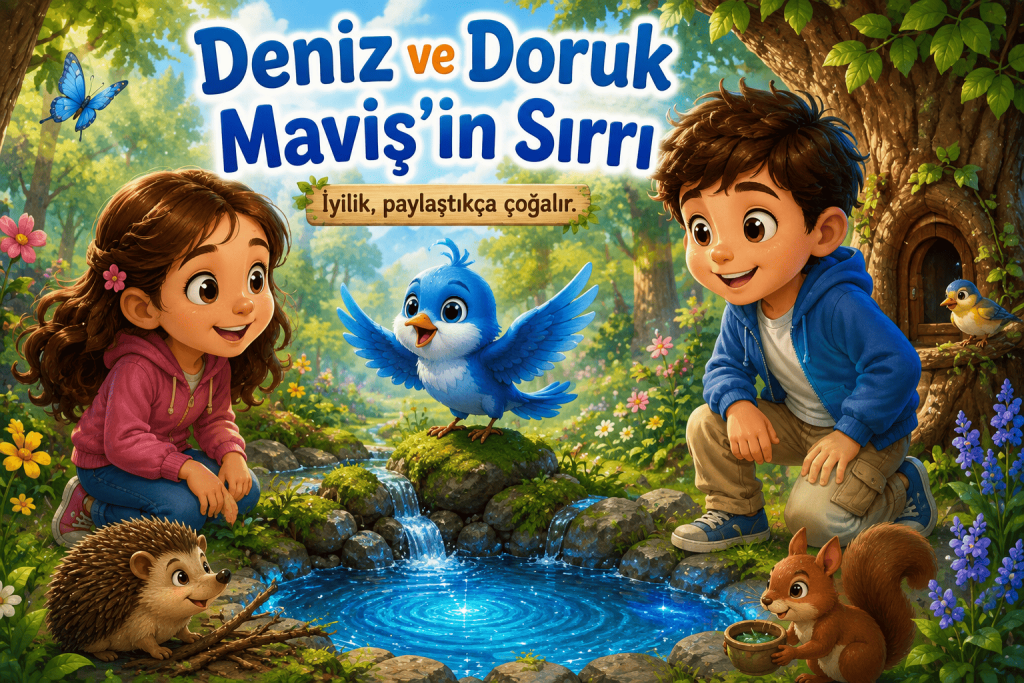 Deniz ve Doruk Mavişin Sırrı Masalı