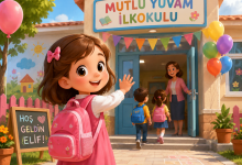 Minik Elifin Okuldaki İlk Gün Heyecanı