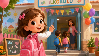 Minik Elifin Okuldaki İlk Gün Heyecanı