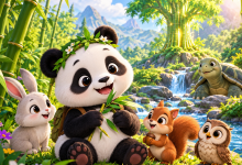 Panda Bomi ve Sihirli Bambu Ormanı Masalı
